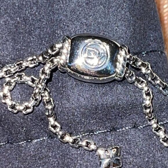 DAVID YURMAN Diamond Chatelaine Petite Pave Station Bracelet DAVID YURMAN - Picture 3 of 12